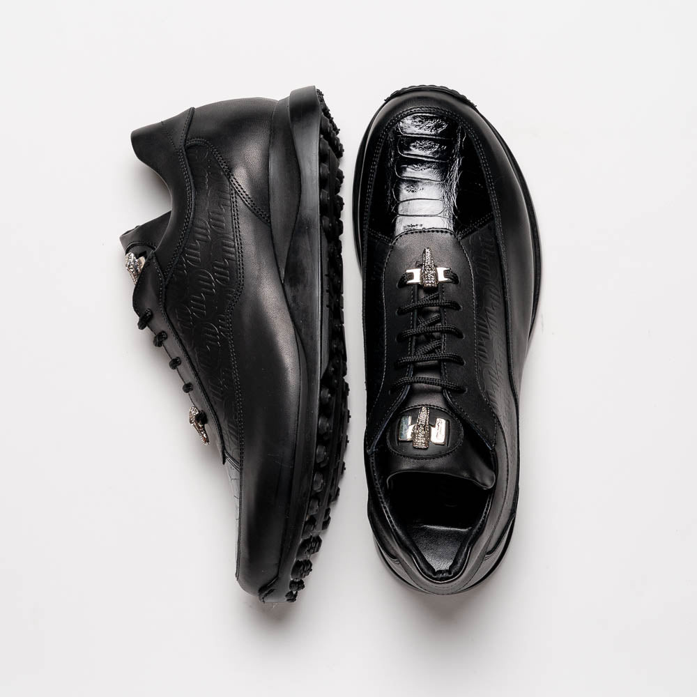 Mauri 8900/2 Patent Leather Baby Croc Shoes Black IN STORE