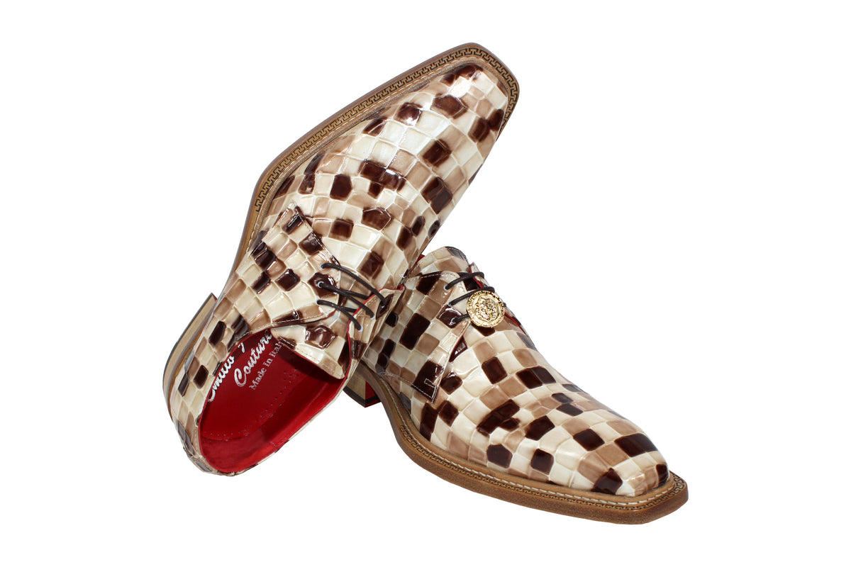 Santo - Multi Brown by Emilio Franco Couture | Brite 