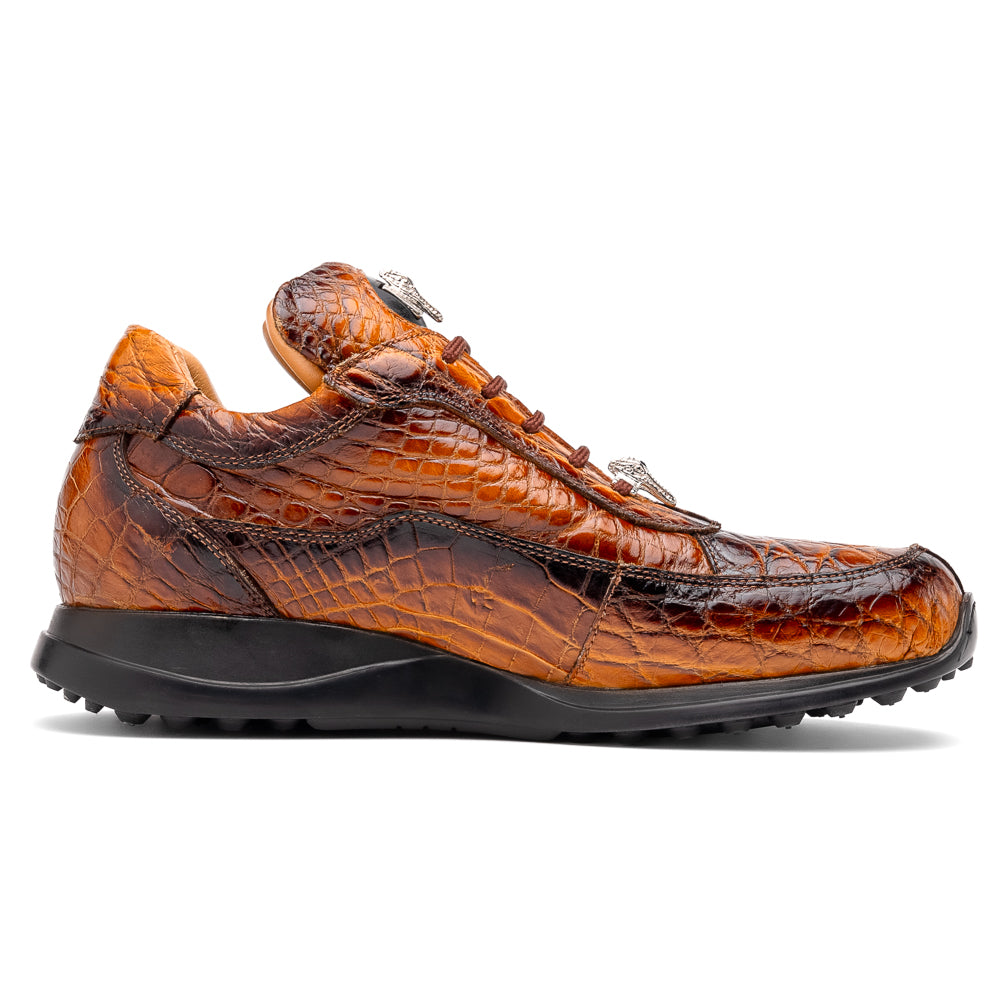 Mauri 8900-2 Alligator/ Nappa Toffee Dirty Gold | Brite Creations