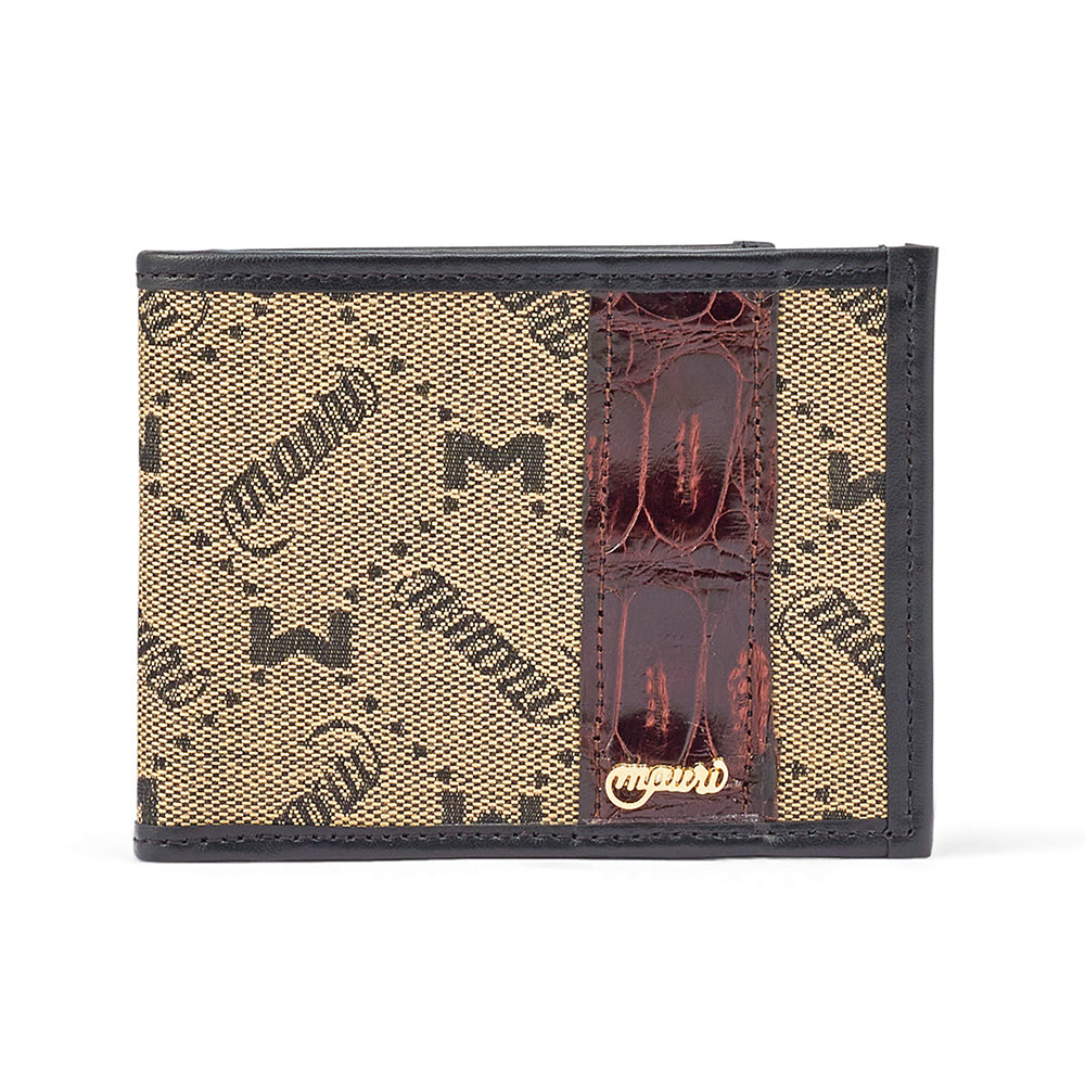 Mauri Men's Embossed Velvet Wallet