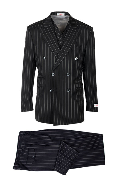 Brite Creations EST TIG1052, Pure Wool, Wide Leg Suit & Vest by Tiglio Rosso 