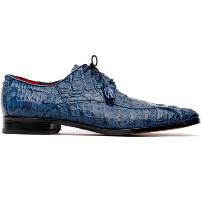 Marco Di Milano Apricena Caiman Fuscus and Leather Navy