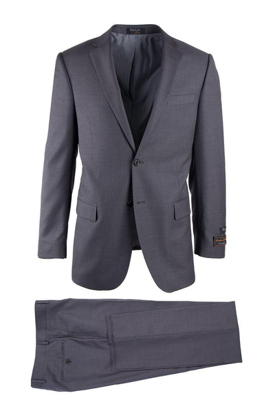 Brite Creations Novello Gray, Modern Fit, Pure Wool Suit by Tiglio Luxe TIG1008 