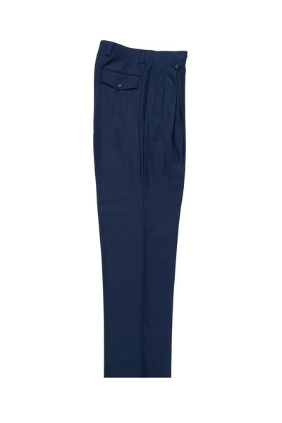 Brite Creations F. Blue Wide Leg Wool Dress Pant 2586/2576 by Tiglio Luxe 