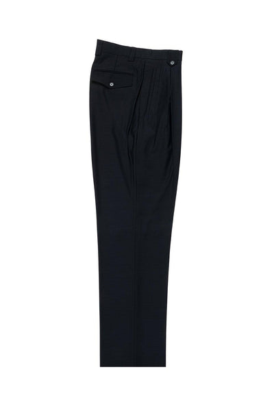 Brite Creations Navy Wide Leg Wool Dress Pant 2586/2576 by Tiglio Luxe TIG1002 