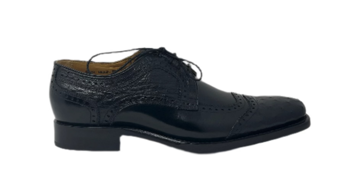 Ugo Vasare- 9201 Black Dynamite, 8.5 Dress Shoe