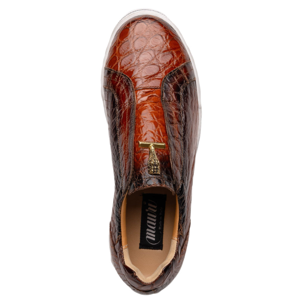 Mauri 8478/2 Alligator Cognac Dirty T. Moro | Brite Creations Atlanta