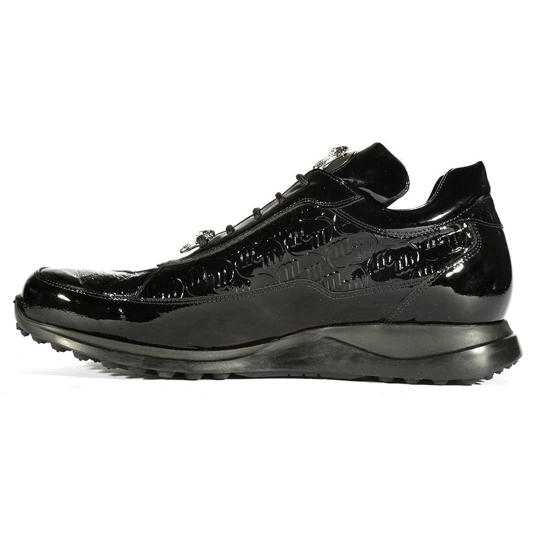Mauri 8900/2 Patent/ Baby Croc/ Patent Embossed - Black, Mauri