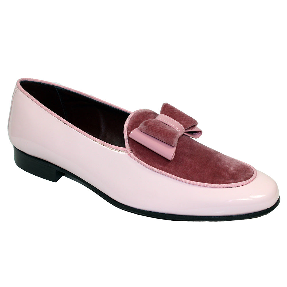 pink dress shoes mens loafers 6978-F Fuschia / 10