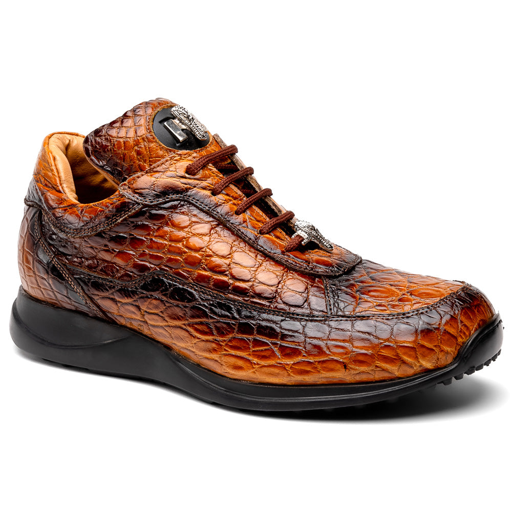 Mauri 8900-2 Alligator/ Nappa Toffee Dirty Gold | Brite Creations