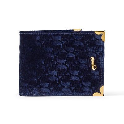 Mauri Wallet W2 Velvet Embossed Wonder Blue