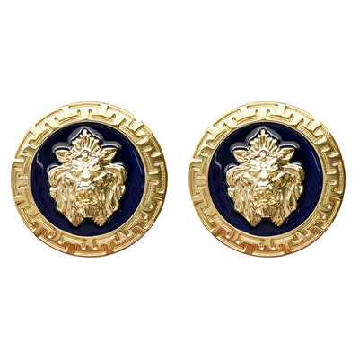 Cufflinks - Navy/Gold by Emilio Franco Couture