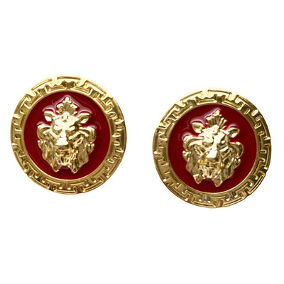 Cufflinks - Red/Gold by Emilio Franco Couture