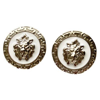 Cufflinks - White/Silver by Emilio Franco Couture