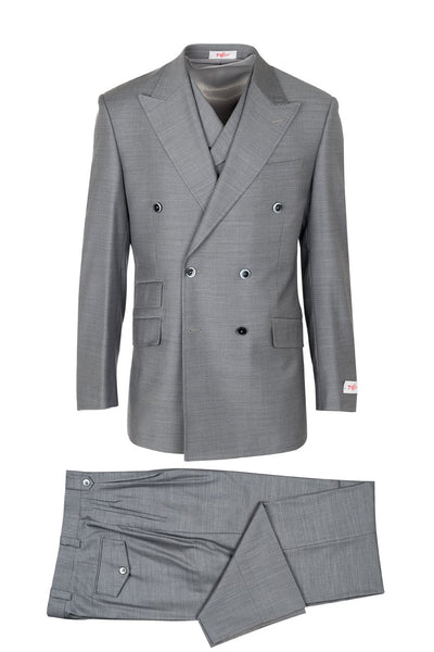 Brite Creations EST E9063/26, Pure Wool, Wide Leg Suit & Vest by Tiglio Rosso 