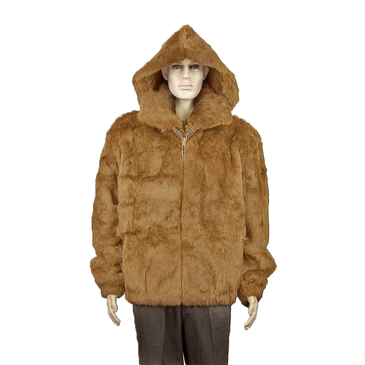 Brite Creations | Full Skin Rabbit Jacket with Detachable Hood ...