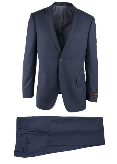 Brite Creations Novello Blue Birdseye, Modern Fit, Pure Wool Suit by Tiglio Luxe IDM70 