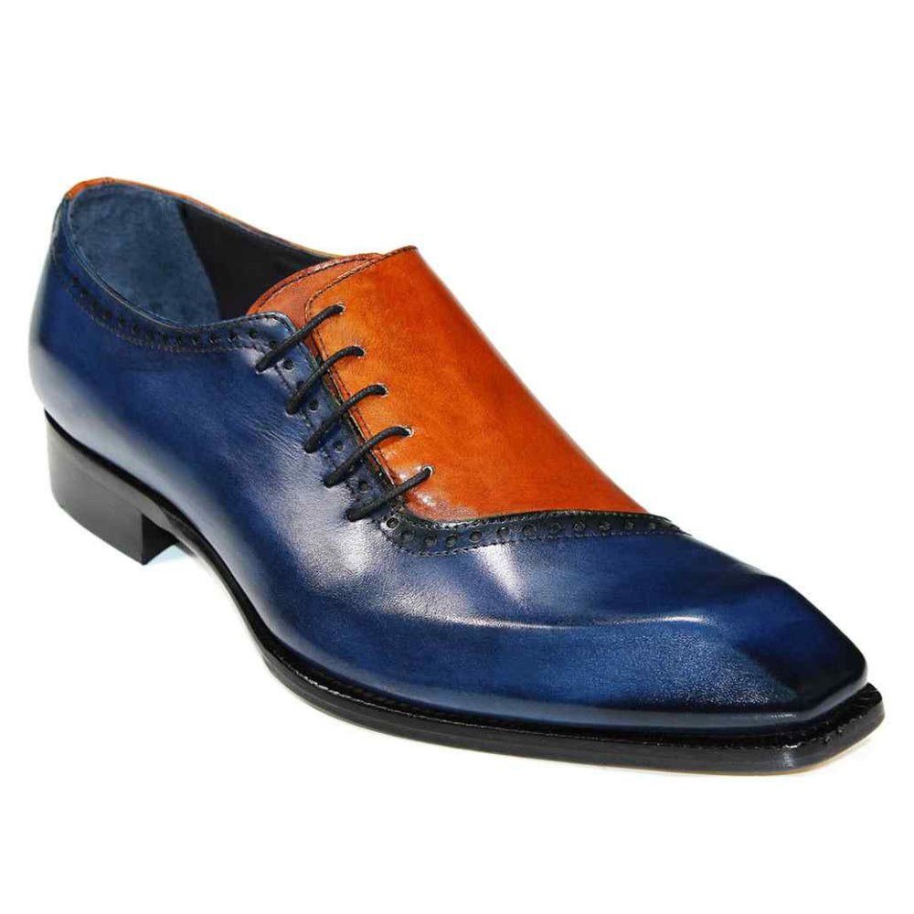 Veroli - Navy/Gold by Duca, 15 Dress Shoe Veroli - Navy/Gold by Duca, 15 Dress Shoe