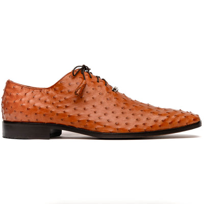 Marco Di Milano Criss Ostrich and Leather Brandy
