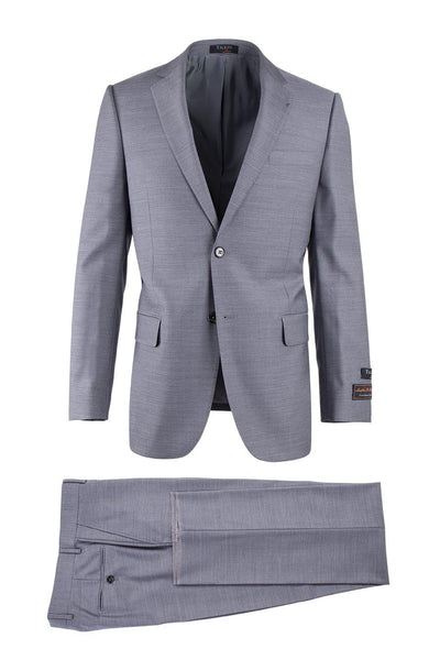 Brite Creations Novello Light Gray, Modern Fit, Pure Wool Suit by Tiglio Luxe E09063/2 