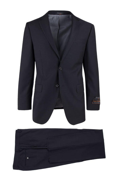 Brite Creations Novello Black, Modern Fit, Pure Wool Suit by Tiglio Luxe TIG1001 