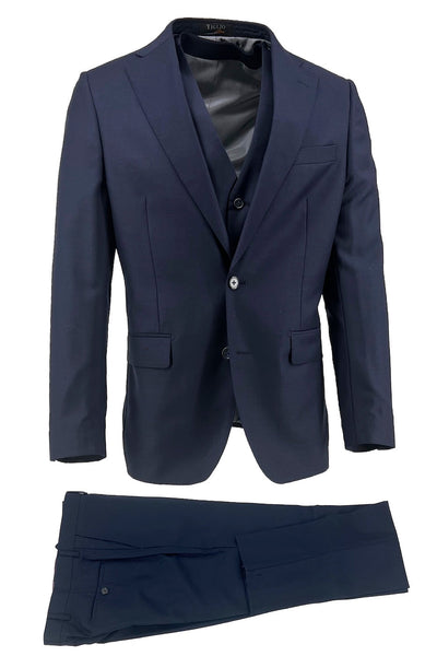 Dolcetto Navy, Modern Fit Suit and Vest